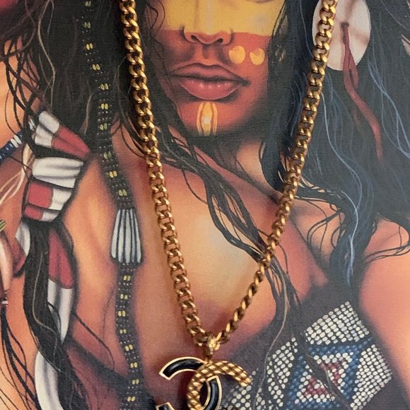 SOLD Chanel CC Pendant Chain Necklace - Picture 4 of 14